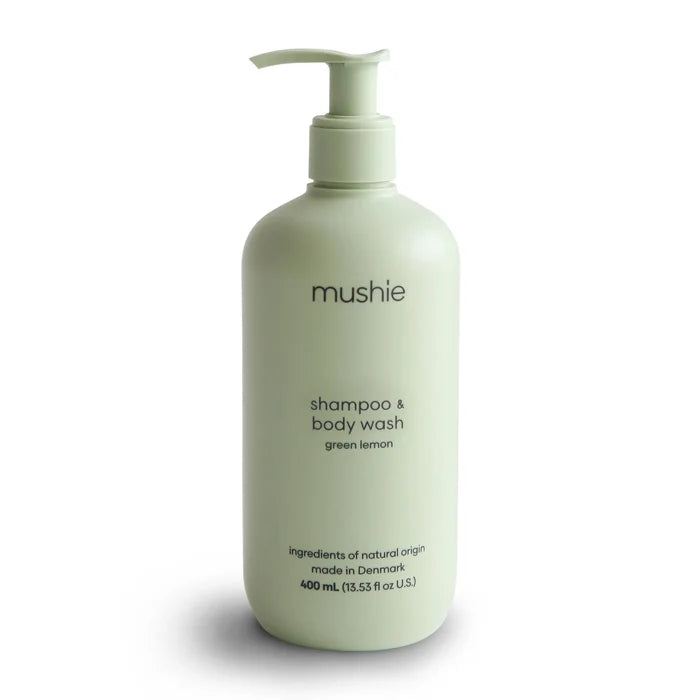 Mushie Baby Shampoo & Body Wash (Green Lemon 400 ML)