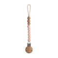 Mushie Pacifier Clips Eva (Blush)