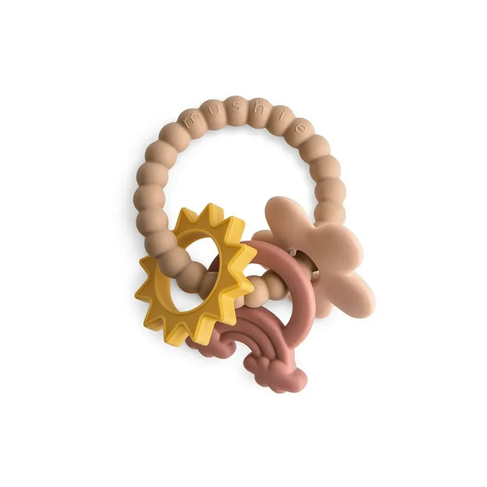 Mushie Teething Ring (Nature)