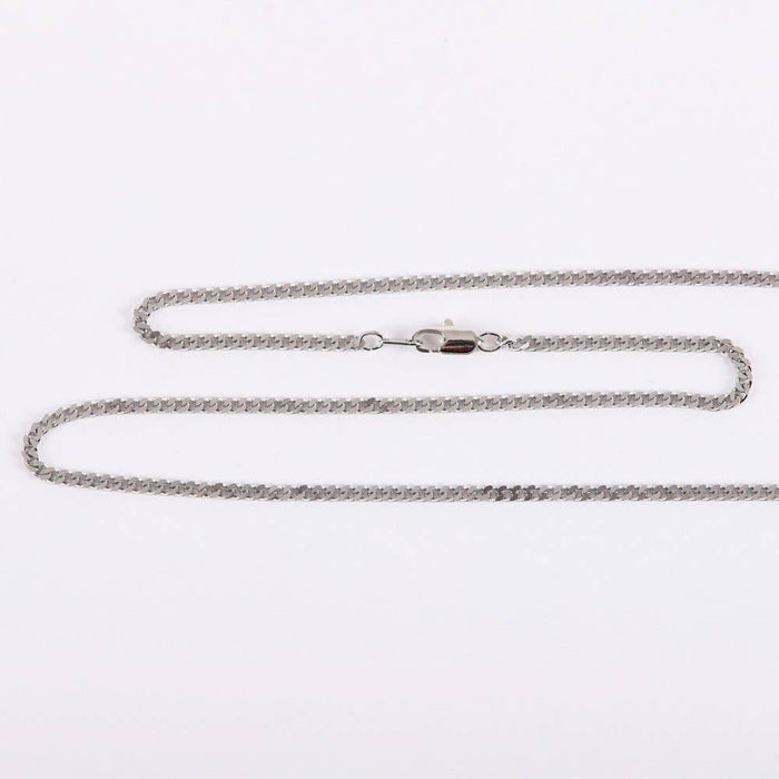 Necklace Cross Budded Sterling Silver 16-18"