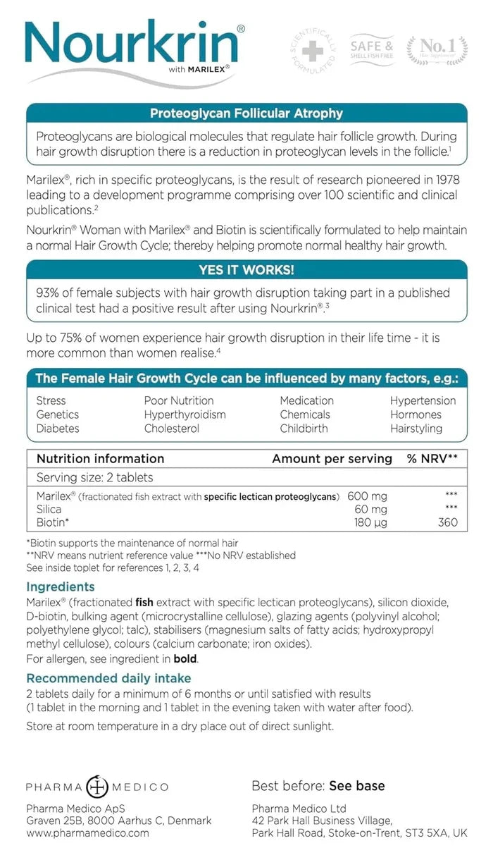 Nourkrin Woman Food Supplements (60 Tablets)