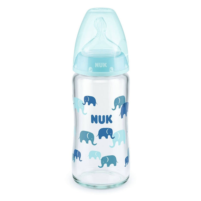 NUK First Choice+ Glass Bottle, 0-6m, 240ml