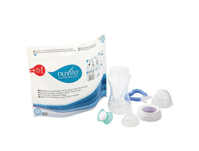 Microwave steam sterilizer bag by Nuvita.