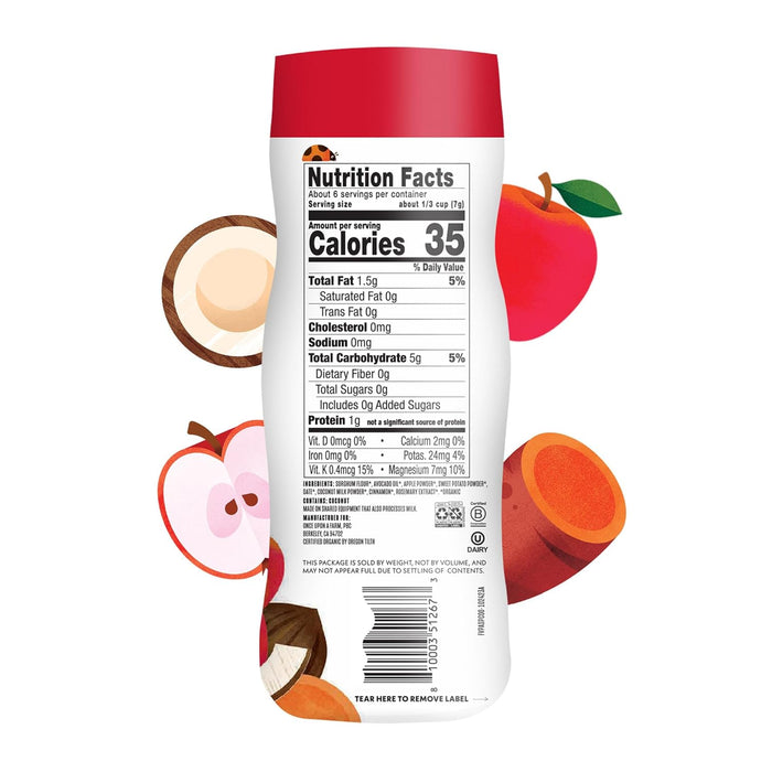 Once Upon a Farm Organic Fruit & Veggie Baby Puffs, Apple