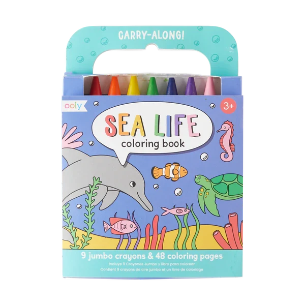 Ooly Carry Along! Coloring Book and Crayon Set
