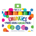 Ooly Chunkies Paint Sticks Classic Pack (Set of 6)