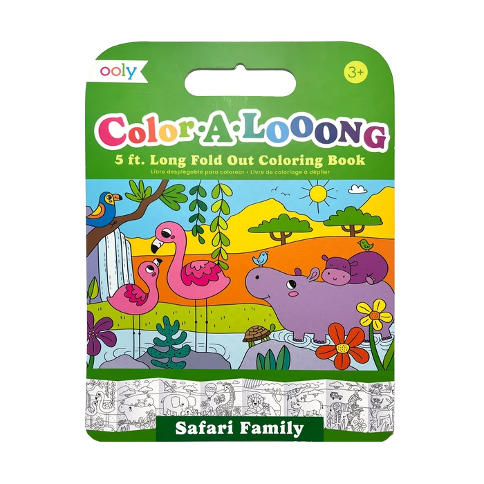 Ooly Color-A-Looong Fold Out Coloring Book (5 Ft. Long)