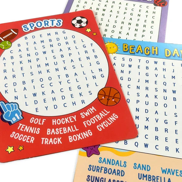 Ooly Word Search Activity Cards, 24 pcs, 6+