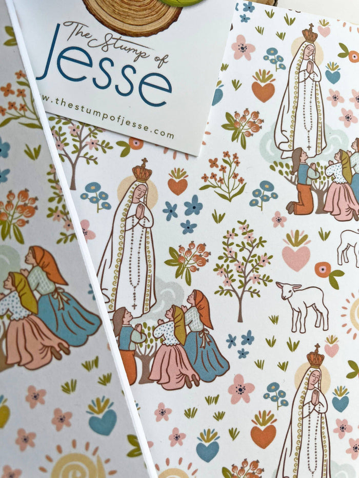 Our Lady of Fatima Ruled Notebook