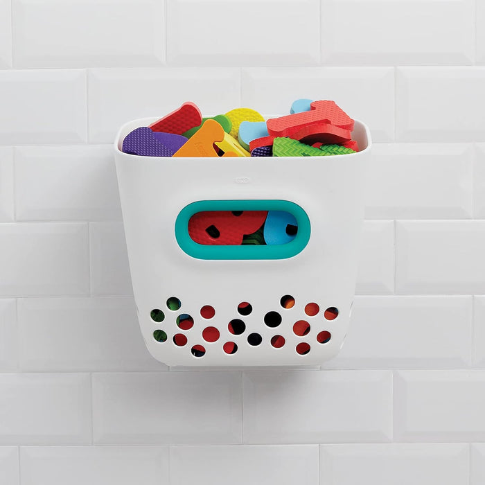 OXO Tot Bath Toy Bin, Teal