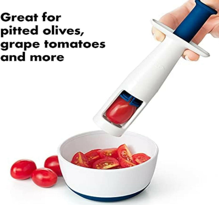 OXO Tot Grape Cutter - Navy.