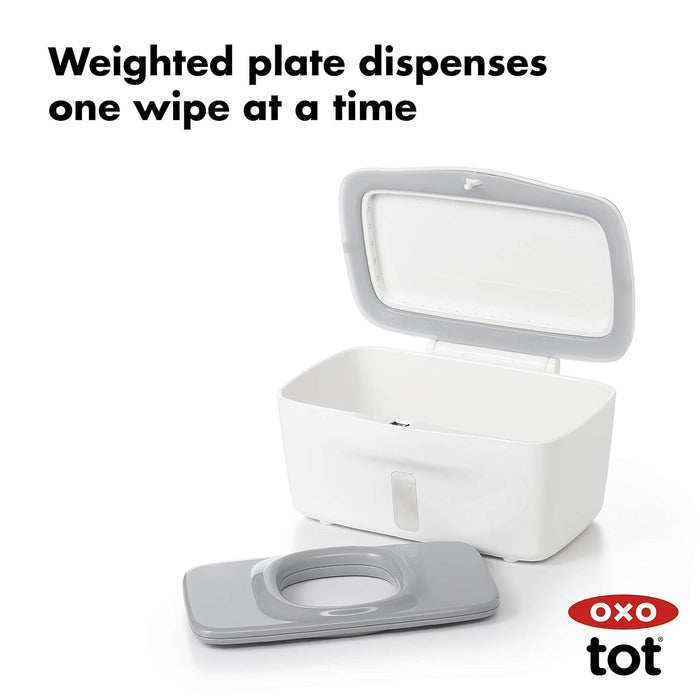 OXO Tot Perfect Pull Wipes Dispenser, Gray