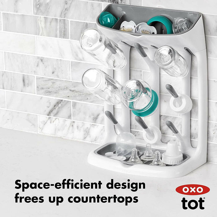 OXO Tot Space Saving Drying Rack - Gray.