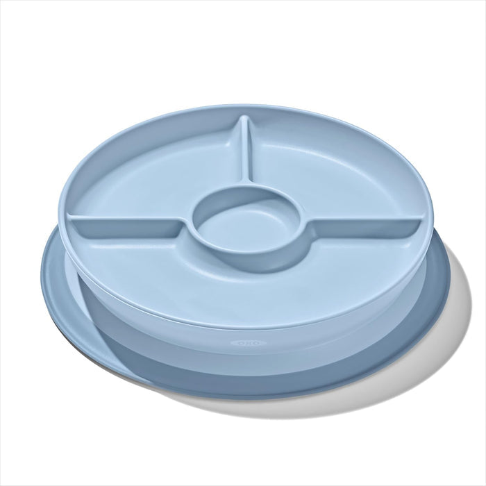 OXO Tot Stick & Stay Suction Divided Plate