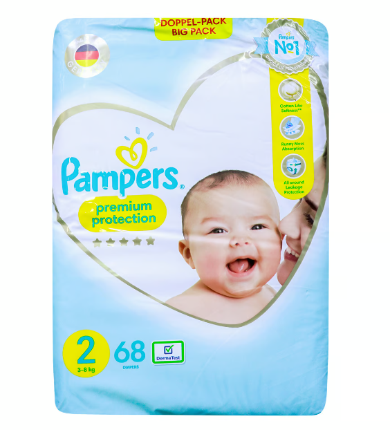 Pampers Premium Protection Diapers, Doppel Pack - Big Pack