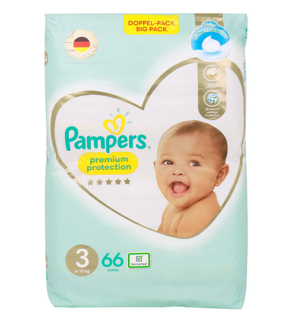 Pampers Premium Protection Diapers, Doppel Pack - Big Pack