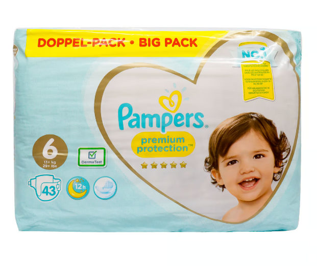 Pampers Premium Protection Diapers, Doppel Pack - Big Pack