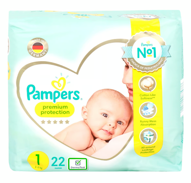 Pampers Premium Protection Diapers, Single Pack