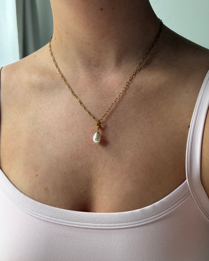 Pearl charm pendant