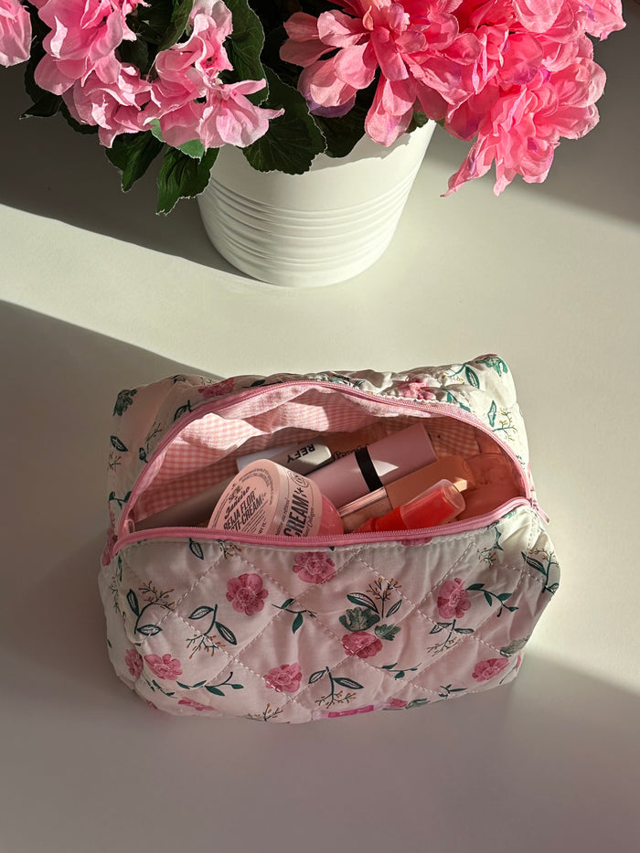 Peony makeup bag