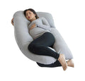 PharMeDoc - U-Shaped Full Body Maternity Pillow - Grey.