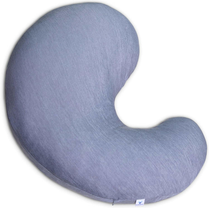 Pharmedoc My Little Bean Nursing Pillow - Dark Grey Cooling Fabric.