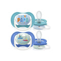Philips Avent 2-pc Ultra Air Happy Pacifier for 6-18 months - I Love Papa