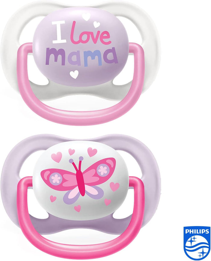 Philips Avent 2-pc Ultra Air Pacifier for 0-6m - I Love Mama