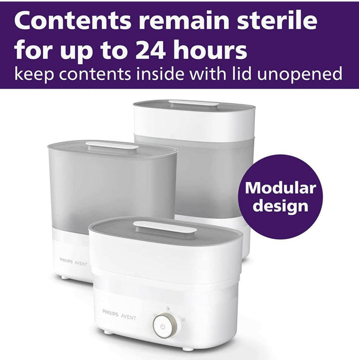 Philips AVENT Baby Bottle Sterilizer with Dryer.
