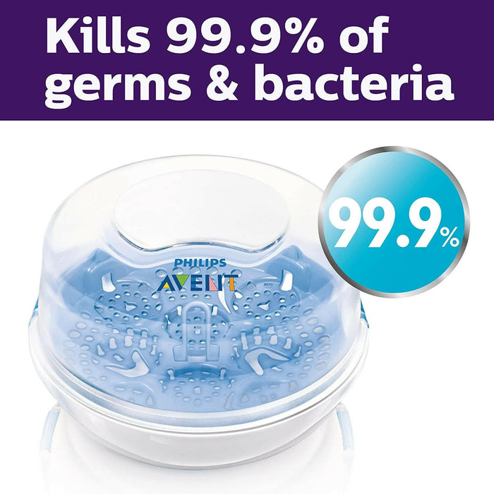 Philips Avent Microwave Steam Sterilizer for Baby Bottles.