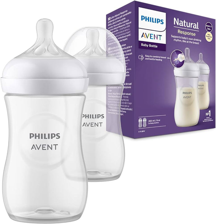 Philips Avent Natural Baby Bottle - 260ml - 2 Packs