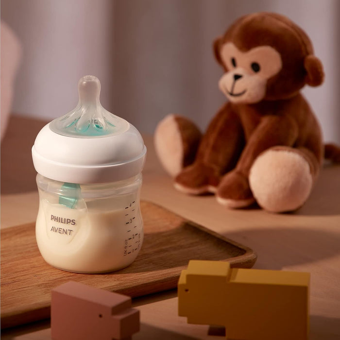 Philips Avent Natural Response Baby Bottle with AirFree Valve, 125ml