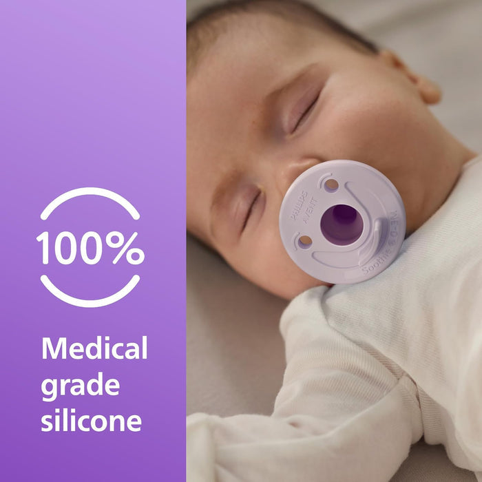 Philips Avent Soothie 3-18 Months Baby Pacifiers/Suce -  2 Pcs