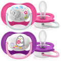 Philips Avent Ultra Air Animals Pacifier - Pack of 2 (6-18 Months)