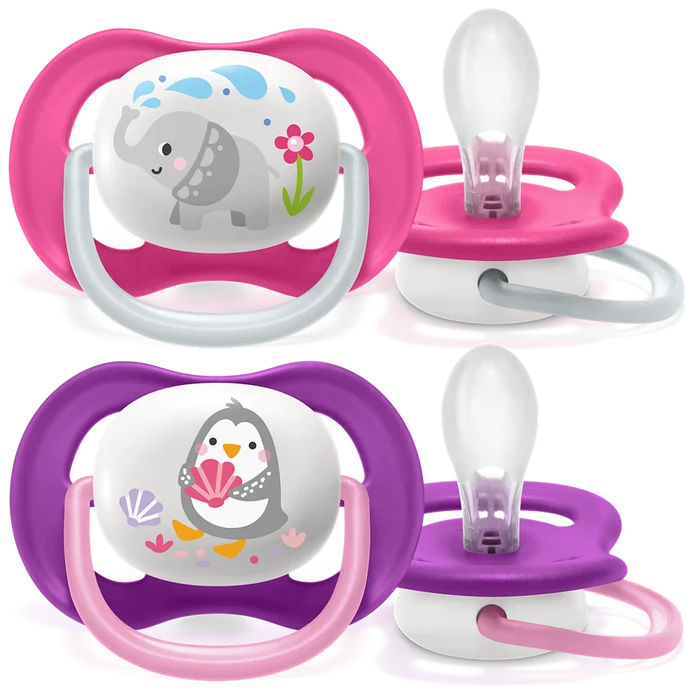 Philips Avent Ultra Air Animals Pacifier - Pack of 2 (6-18 Months)