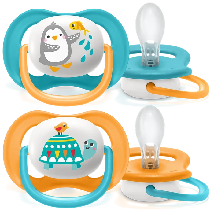 Philips Avent Ultra Air Animals Pacifier - Pack of 2 (6-18 Months)