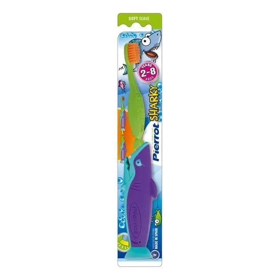 Pierrot Sharky Toothbrush Soft Blister (2-8 Years Old)
