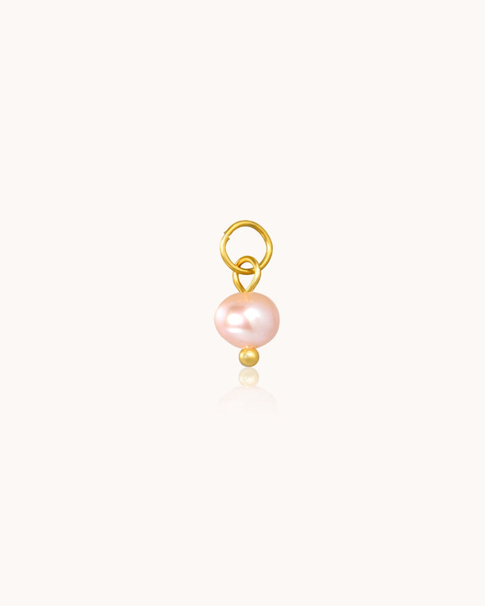 Pink pearl charm