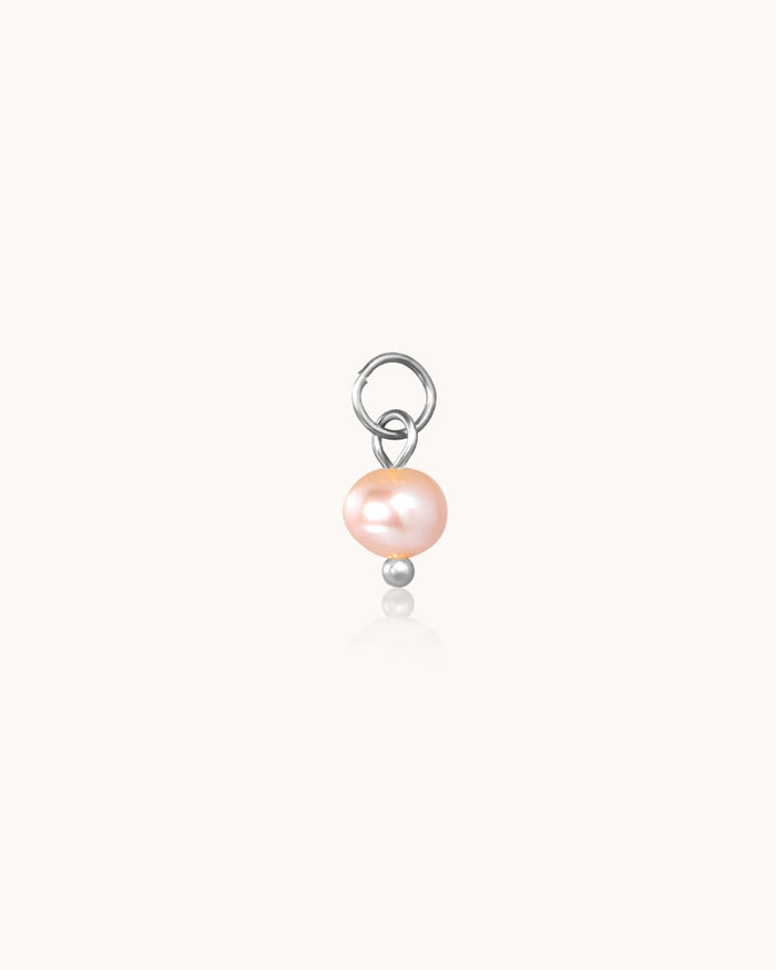 Pink pearl charm