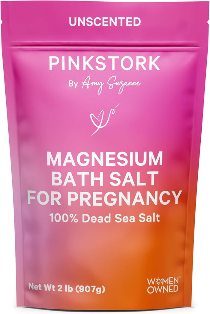 Pink Stork Pregnancy Bath Flakes Magnesium Bath Salts for Pregnant Women