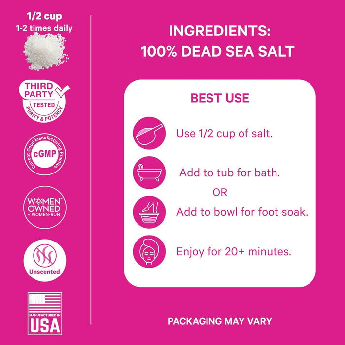 Pink Stork Pregnancy Bath Flakes Magnesium Bath Salts for Pregnant Women