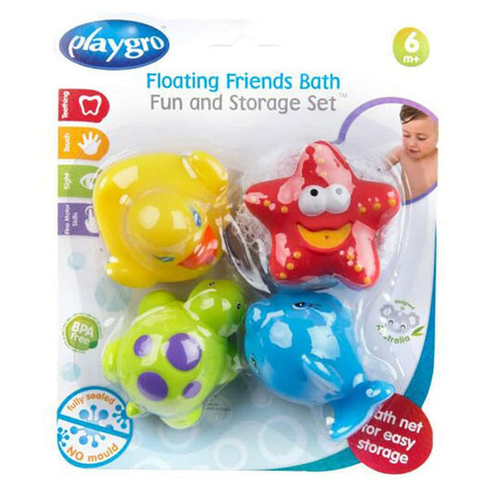 Playgro Floating Friends Bath Fun and Storage Set.