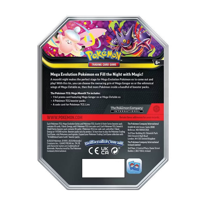 Pokémon Trading Card Game: Mega Moonlit Tin