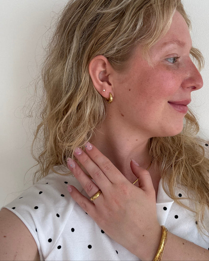 Polka dot earrings