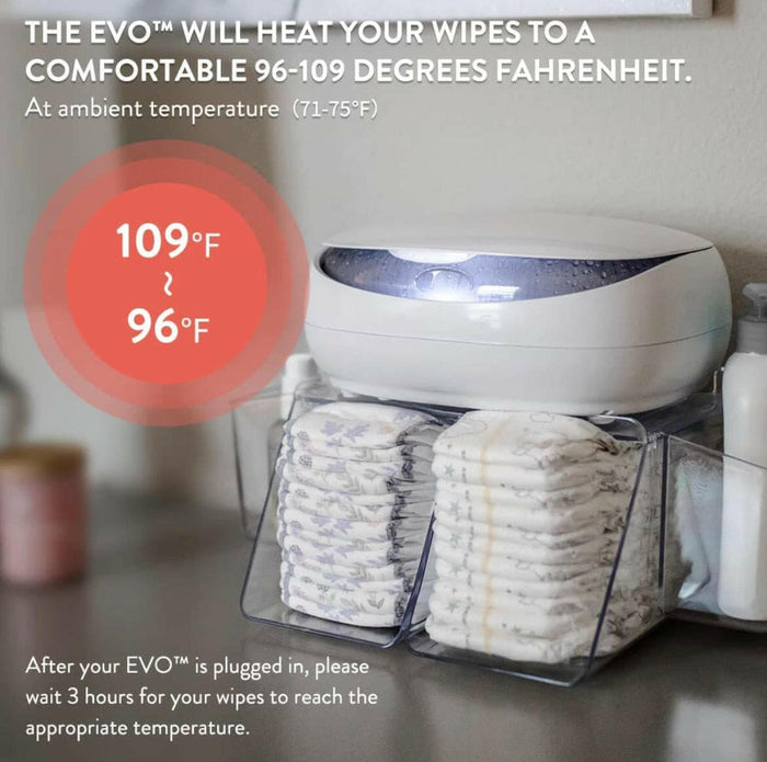 Prince Lionheart Evo Wipes Warmer with Glow Nightlight.