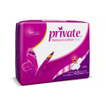 Private Natural Cotton Feel  Maxi Pocket Night Sanitary, 48pcs
