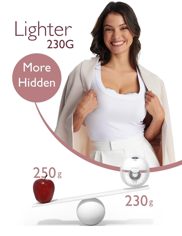 Pumping Bundle - Momcozy Hands Free Breast Pump with Pumping Bra &  50 Milk Storage Bags