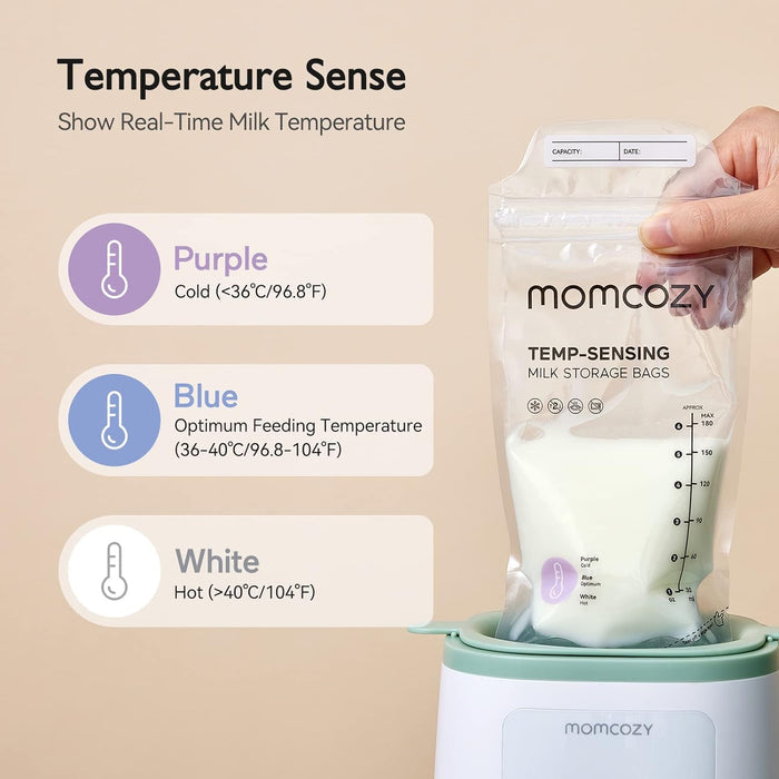 Pumping Bundle - Momcozy Hands Free Breast Pump with Pumping Bra &  50 Milk Storage Bags