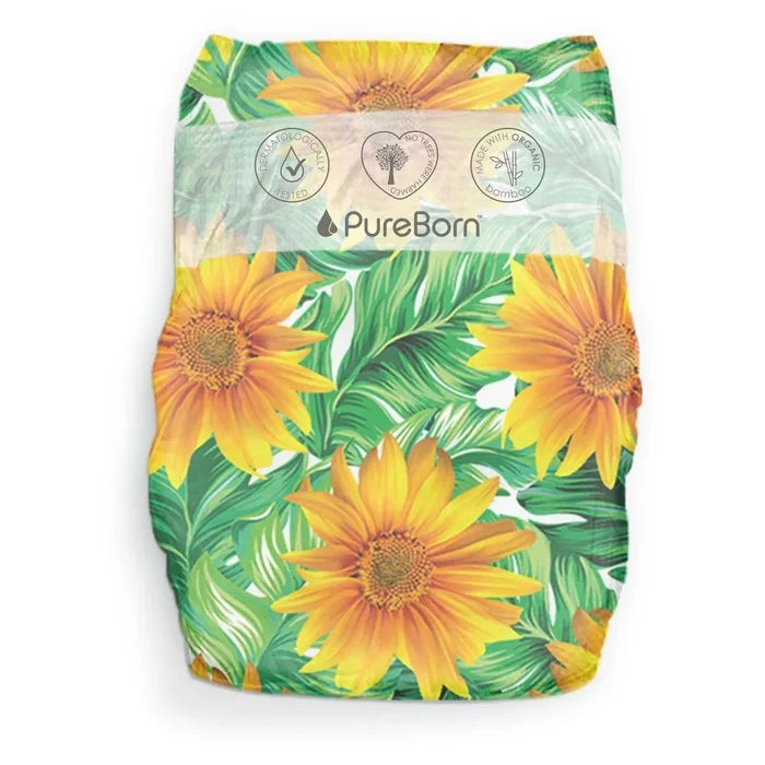PureBorn Organic Bamboo Nappies (Newborn)