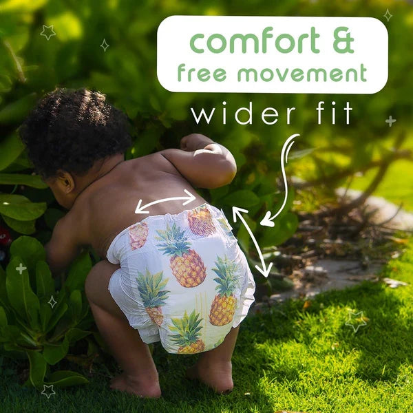 PureBorn Organic Bamboo Nappies (Size 3)